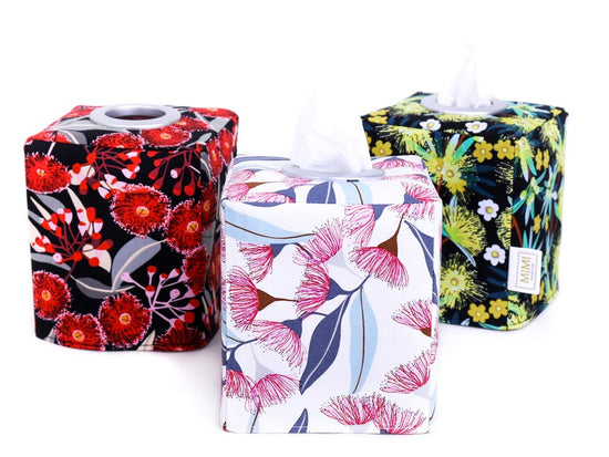 square-tissue-box-covers-gum-blossoms-red-pink-yellow-australiana-homewares