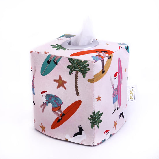 xmas-tissue-box-cover-surfing-santa-christmas-home-decor-mimi-handmade-australia