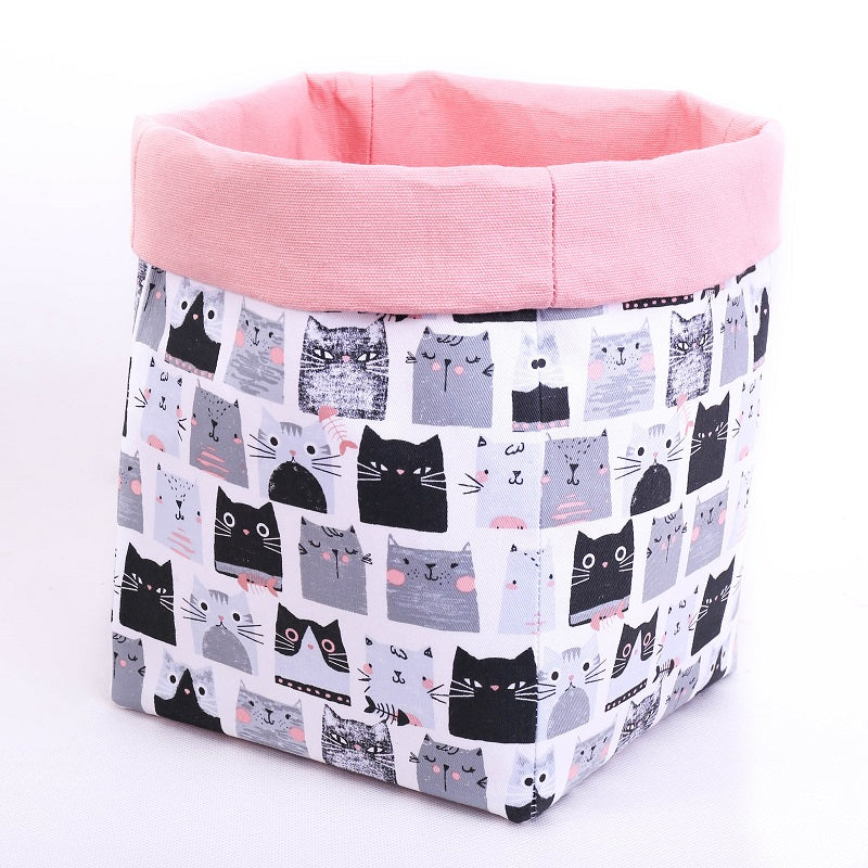 large-reversible-basket-pastel-pink-black-cats