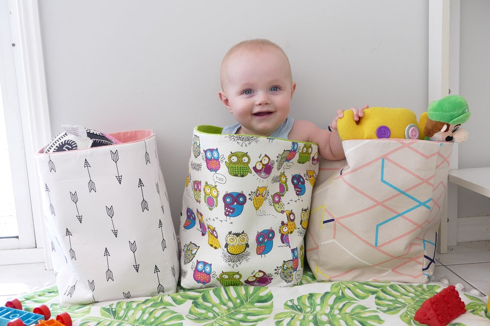baby kids storage baskets and Nursery bins