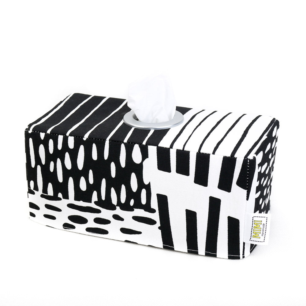 black-and-white-geometric-stripes-rectangular-kleenex-box-cover