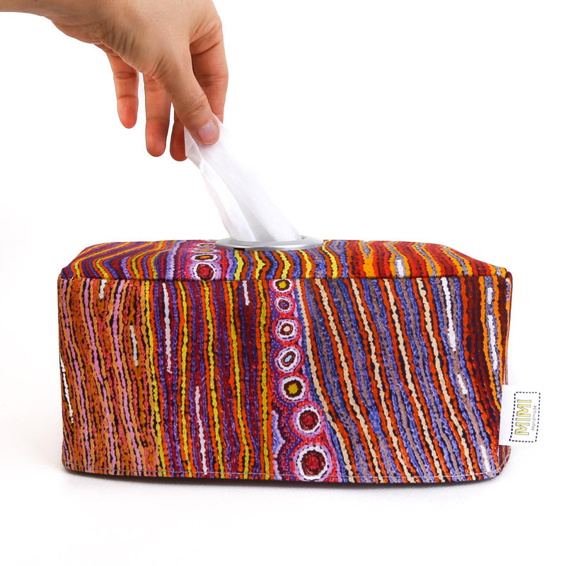 colourful-aboriginal-art-tissue-box-cover