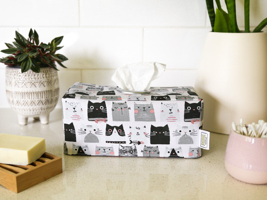 funky-white-and-black-cats-rectangular-tissue-box-cover-monochrome-bathroom-decor