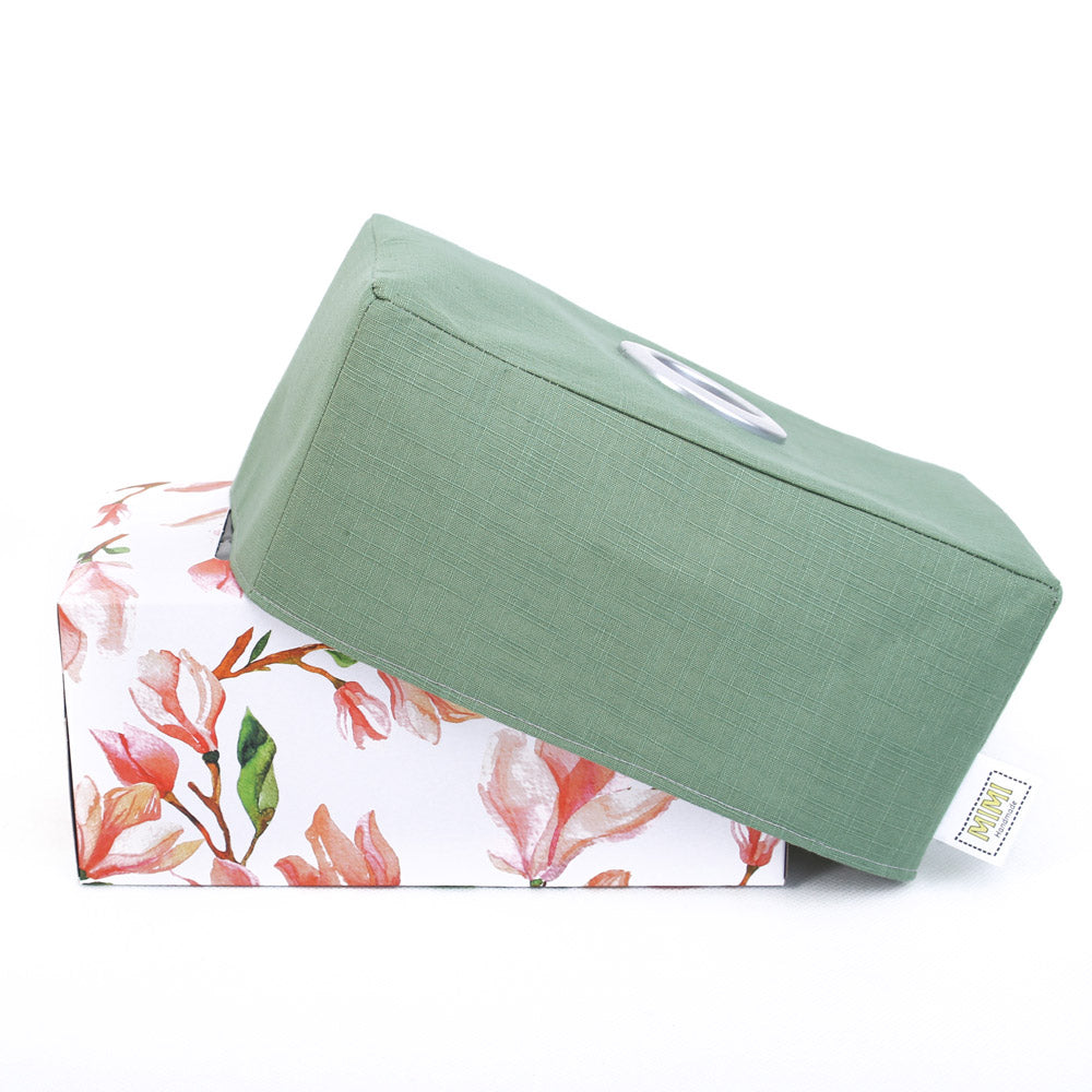 green-linen-cotton-rectangular-tissue-box-holder