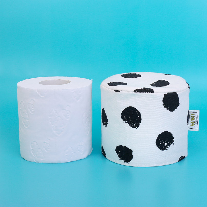 modern-black-and-white-spots-toilet-paper-roll-cover-by-MIMI-Handmade-Australia