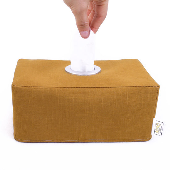 rust-orange-linen-cotton-tissue-box-holder