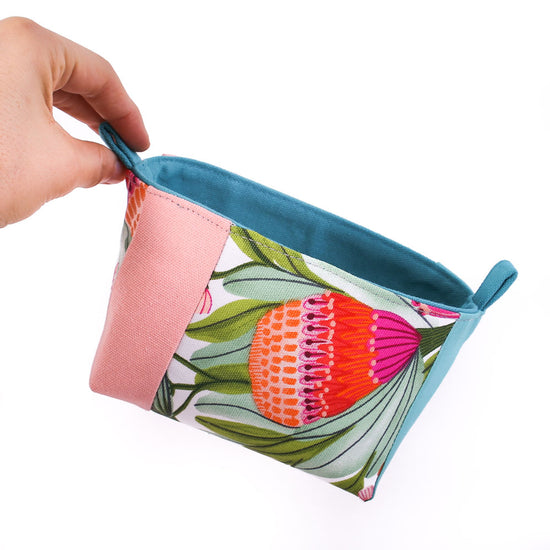 storage-basket-floral-pink-upcycled-mimi-handmade