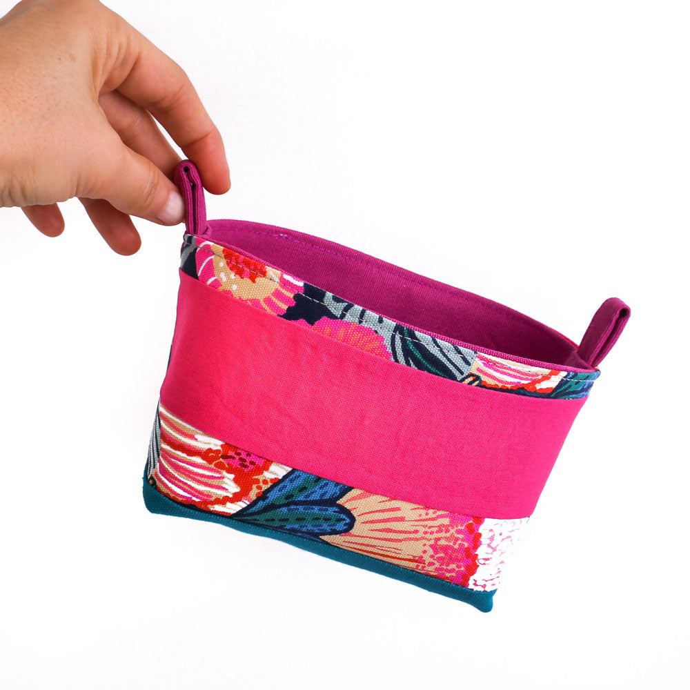 storage-basket-upcycled-hot-pink-mimi-handmade-australia