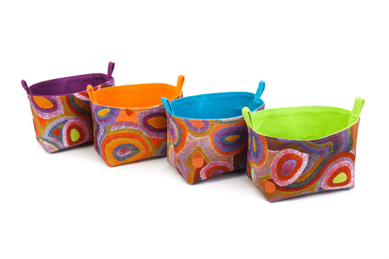 storage-baskets-colourful-water-dreaming-aboriginal-homewares-by-mimi-handmade-Australia